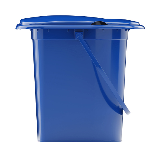 Ведро-туалет 17л. (уп.10) синий М1320