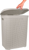 Корзина для белья Plast Team Melange 65л 463х406х507 мм молочный туман PT408011048,,