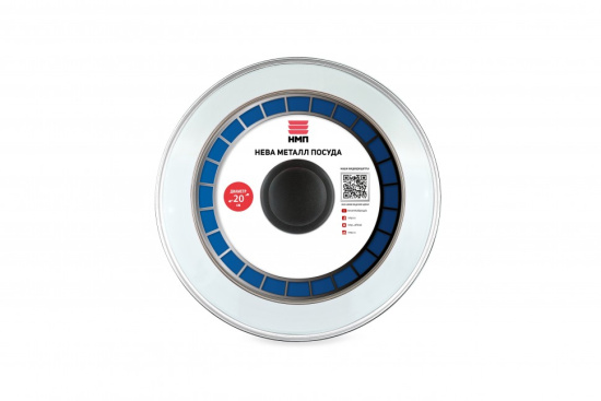 Крышка стекл. с метал. ободом 20 см 43020