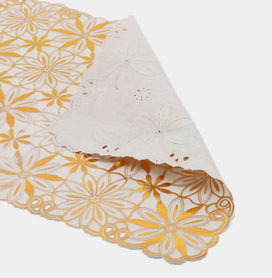 Салфетка Grace Лейс 30*46 LO-1005А (LO-0913A) Золото прямоугольник