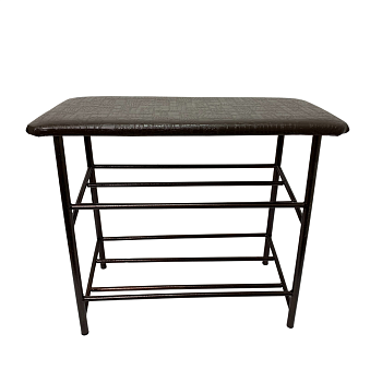 Обувница 2*60  темн. крокодил н.медь