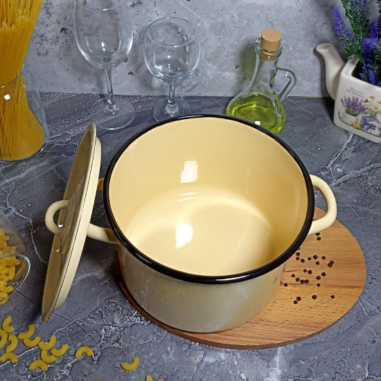 Кастрюля 4,5л 2с17 без рис.крем.