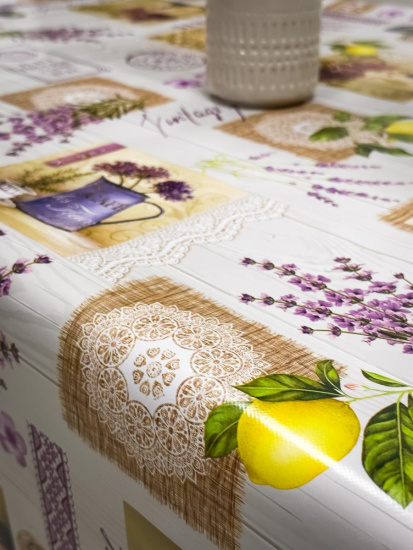 Клеенка 140см "Mirror" Открытка с цветами M81914А Клеенка 140см "Mirror" Открытка с цветами M81914А