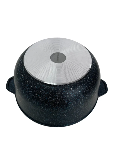 Кастрюля-казан с а/п с крышкой, 4 литра, Серия "Мегалит 14" ТМ "ГАРДАРИКА" 1704-14-10