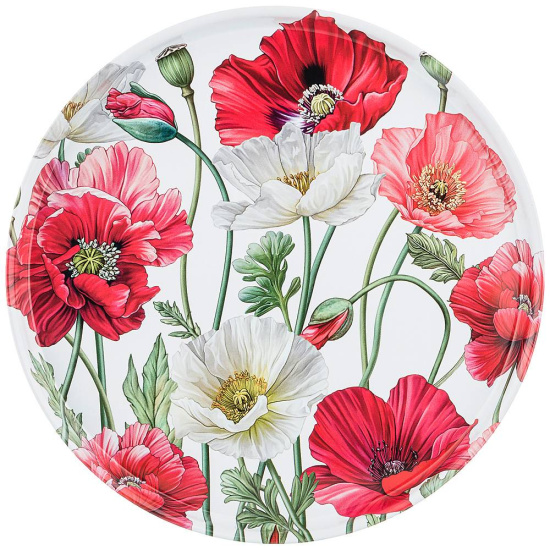 ПОДНОС СЕРВИРОВОЧНЫЙ AGNESS "МАКИ" 33*2,1 СМ (898-011)