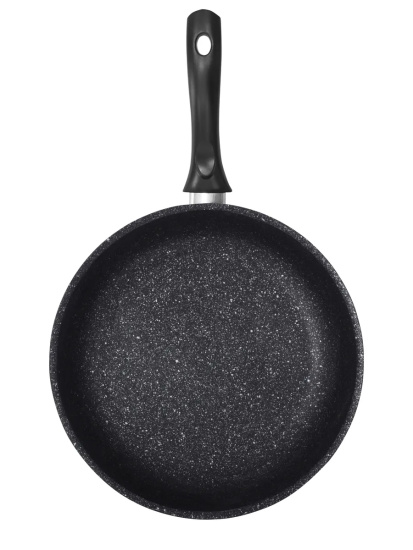 Сковорода 220мм с ручкой, ап (темный мрамор) линия "Marble Induction" смтиш220а  Сковорода 220мм с ручкой, ап (темный мрамор) линия "Marble Induction" смтиш220а