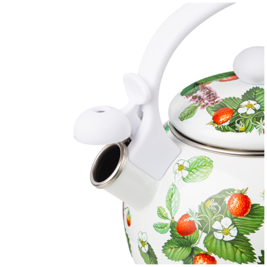 ЧАЙНИК AGNESS ЭМАЛИРОВАННЫЙ СО СВИСТКОМ, 2,2Л, ИНДУКЦИОННОЕ ДНО 934-569