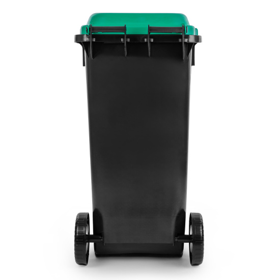 Бак для мусора  120л на колесах зеленый М4603 