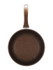 Сковорода 260/60 мм с ручкой,стеклянной крышкой,антипригарное покрытие(кофейный мрамор)  смк26603а  Сковорода 260/60 мм с ручкой,стеклянной крышкой,антипригарное покрытие(кофейный мрамор)  смк26603а