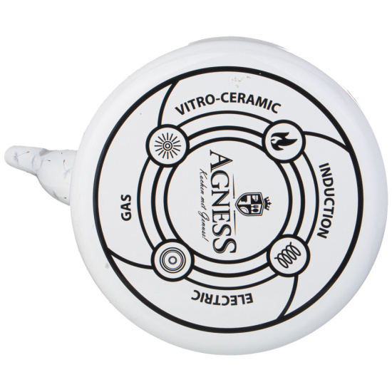 ЧАЙНИК AGNESS ЭМАЛИРОВАННЫЙ СЕРИЯ "DANDELION", 2,6 Л (943-053)