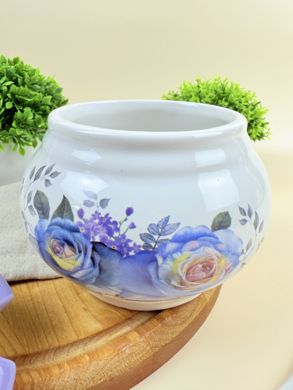 Сахарница Lavenir  "Сиреневый букет" 600 мл, 12,5 см HC210-P85 с ложкой доломит 54691 Сахарница Lavenir  "Сиреневый букет" 600 мл, 12,5 см HC210-P85 с ложкой доломит 54691