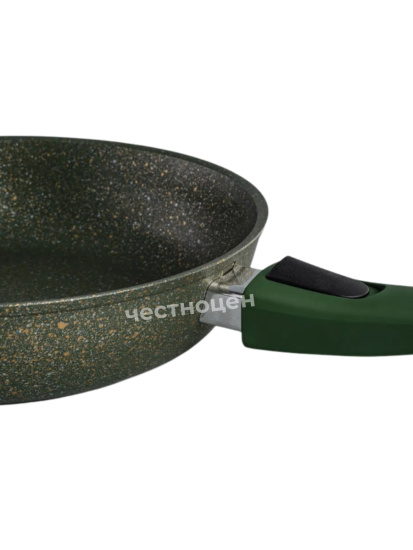 Сковорода 260мм со съемной ручкой, со стеклянной крышкой, АП (Malachite),"Trendy Style" OZ-263tsml