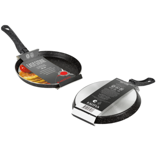 Сковорода для блинов 220 мм, 1 руч., б/кр, а/п. Easy Stone. Алюминий марки А5 6622052