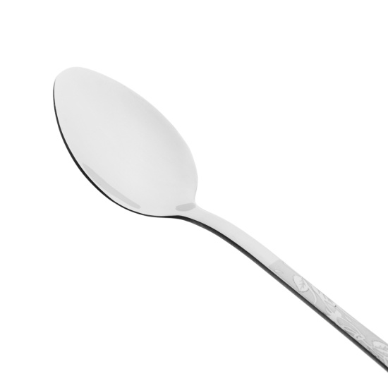 Ложка чайная с удлиненной ручкой "Цветы", 19см, нерж.сталь 815-402