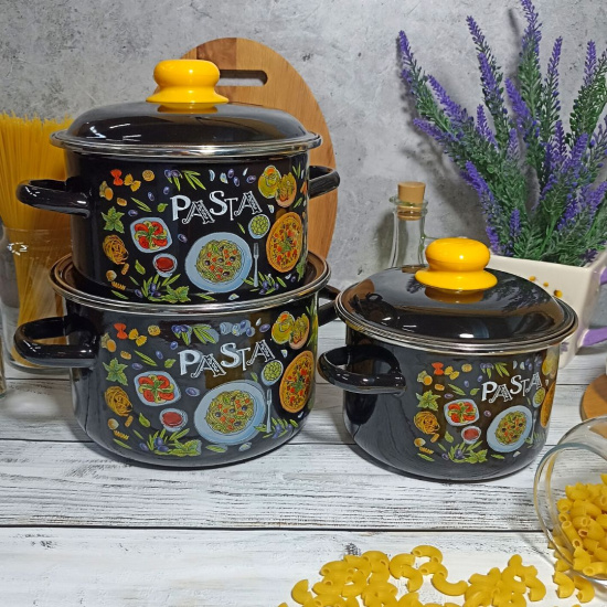 03 Набор №02 "Pasta" черн. 1КВ021М 03 Набор №02 "Pasta" черн. 1КВ021М