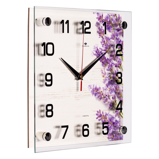 2525-053 Часы настенные "Рубин" Лаванда