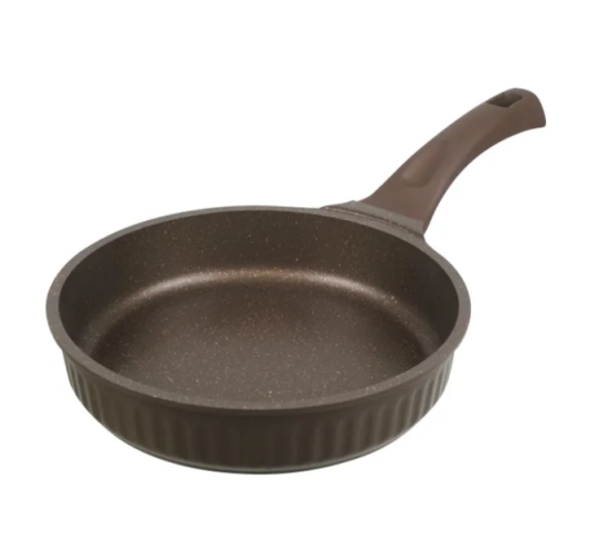 Сковорода 240мм с ручкой, АП линия "Stella"(mokko) ссм240а