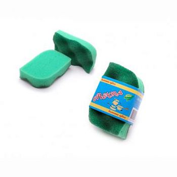 Губка бытовая для тефлоновой посуды 2шт "Мечта" ГХ019 (уп.40шт)