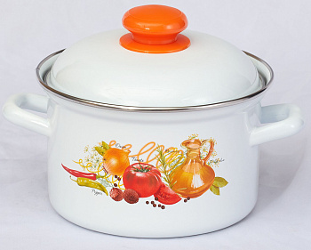 Кастрюля 6,0л с рисунком 16184 АП2 "Итальянская кухня" Кастрюля 6,0л с рисунком 16184 АП2 "Итальянская кухня"