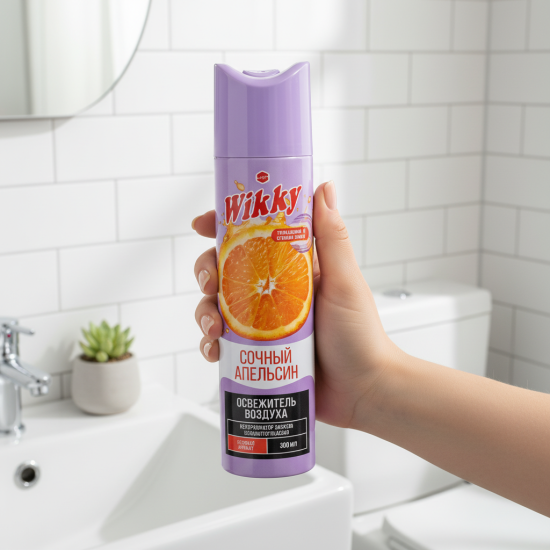 Освежитель воздуха Wikky "Сочный апельсин" 300мл 