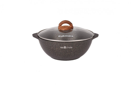 Казан 3,5л со стеклянной крышкой, АП линия "Granit Ultra Induction" (original) кгои37а