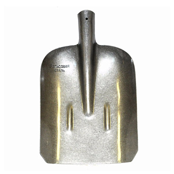 Лопата совковая РЕЛЬСОВАЯ СТАЛЬ серая S-2 MAWIPRO