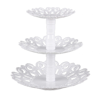 Фруктовница "Мелодия" 3-х ярусная М6407 белый
