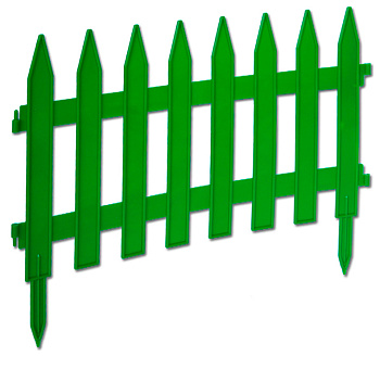 Заборчик декор. Зеленый