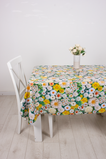 Клеенка 140см Глянец Луговые ромашки GX-227А