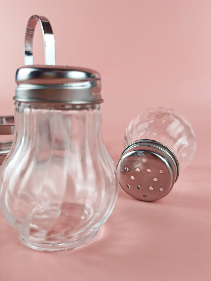 Набор для специй (2 пр.) 40 мл, 3010-40 стекло, нержавеющая сталь 102294 Набор для специй (2 пр.) 40 мл, 3010-40 стекло, нержавеющая сталь 102294