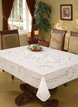 Скатерть Лейс LIS 137*183см (10 скатертей) LP-0908U