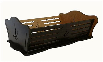 Сухарница резная Мокко А-1