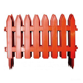 Заборчик декор. Терракотовый