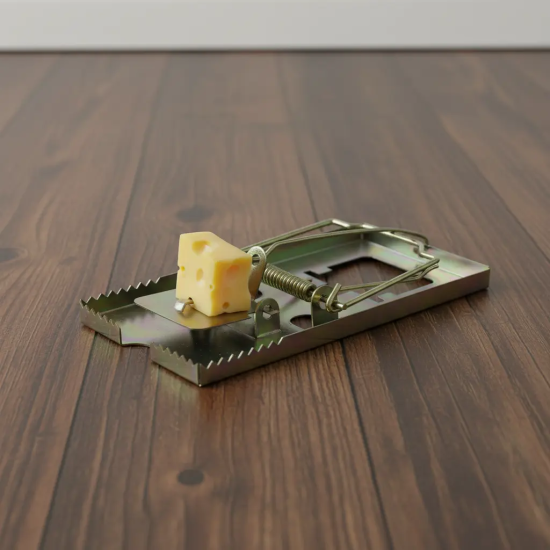 Мышеловка металлическая 8,5*15,5см ID1119