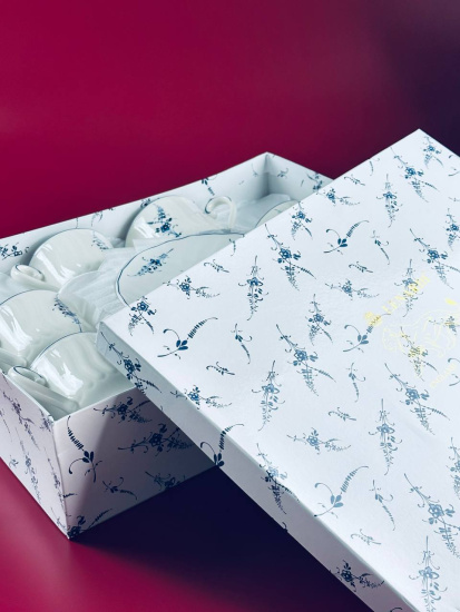 Чайный набор 12пр.330мл в под.уп.(х6)Фарфор 305-136