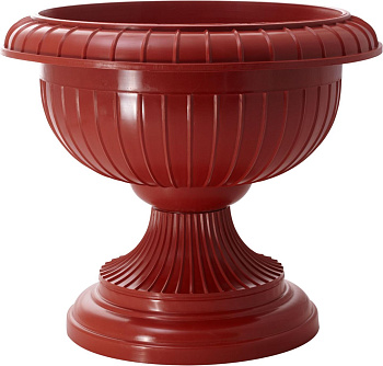 Вазон на ножке большой D 395 мм терракотовый ING1451FТР