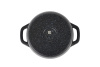 Кастрюля 2,5л со стеклянной крышкой, АП линия "Granit" (black) кгч25а  Кастрюля 2,5л со стеклянной крышкой, АП линия "Granit" (black) кгч25а