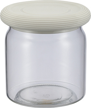 Банка для сыпучих продуктов 0,4л Linea Desco 74-713 