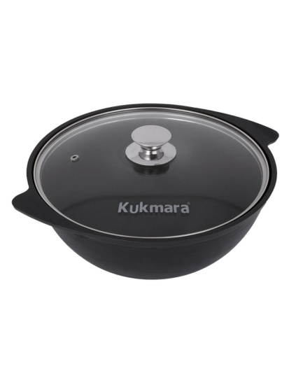 Казан для плова 4,5л со стекл.кр. АП (Кукмор) к47а
