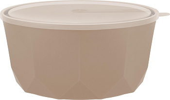 Салатник Plast Team STOCKHOLM с крышкой 4,6 л шоколадный мокко PT171510015 