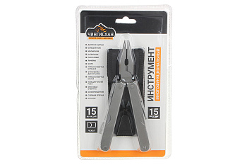 ЧИНГИСХАН Инструмент многофункциональный,15 функций 118-146 ЧИНГИСХАН Инструмент многофункциональный,15 функций 118-146