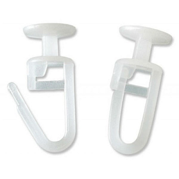 Крючок для штор пластмассовый ХО-1008 Крючок для штор пластмассовый ХО-1008