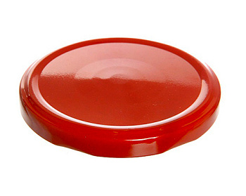 Крышка для банок твист д=58 красная (1шт.)