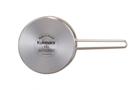 Ковш линии "SAFIA" 1,2л. д.16см, с металлической крышкой  SF-LDL1216M,,