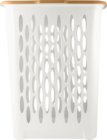 Корзина для белья Keeplex Wood с откидной крышкой 37л 42,2х29х51,5см KL180111624