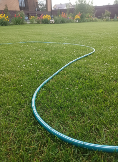 Шланг поливочный армированный "Стандарт Проф" COLOR LITE, зеленый d=18мм, 25п.м.