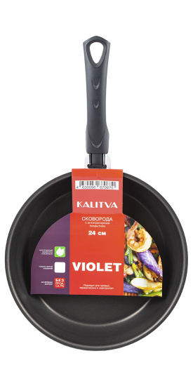 Сковорода 240мм без крышки, 1 ручка Сплав А5 3672413 (серия VIOLET)