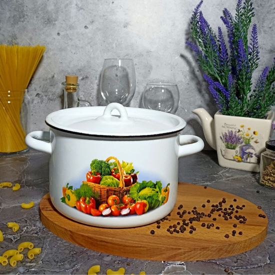 Кастрюля 2,9л цил. белосн. Сентябрь 1с16с/1 Кастрюля 2,9л цил. белосн. Сентябрь 1с16с/1