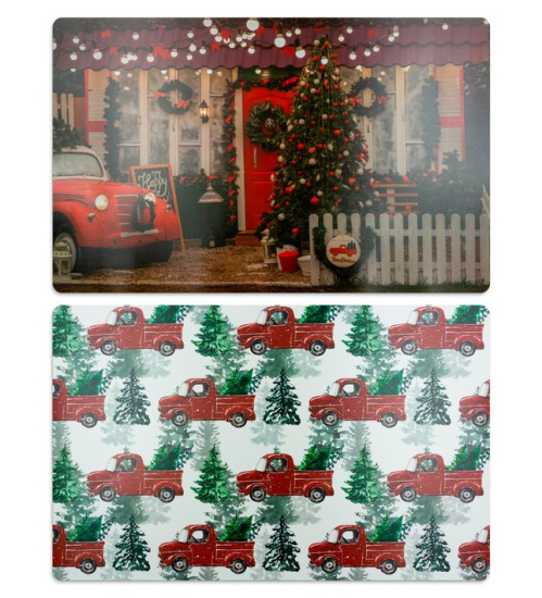 Салфетка сервировочная 26*41см Елочки 14523