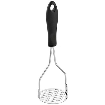 Картофелемялка металлическая с цветной пластиковой ручкой ID1192